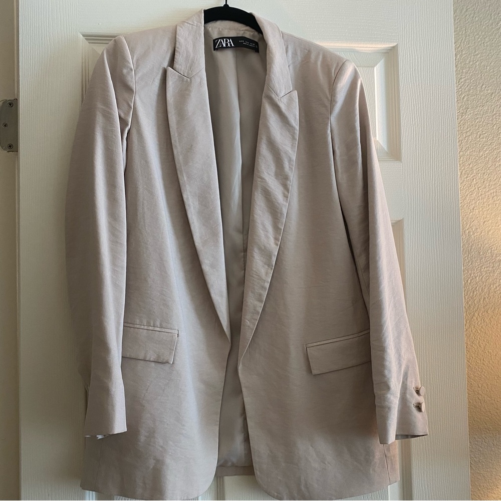Tan Zara Blazer